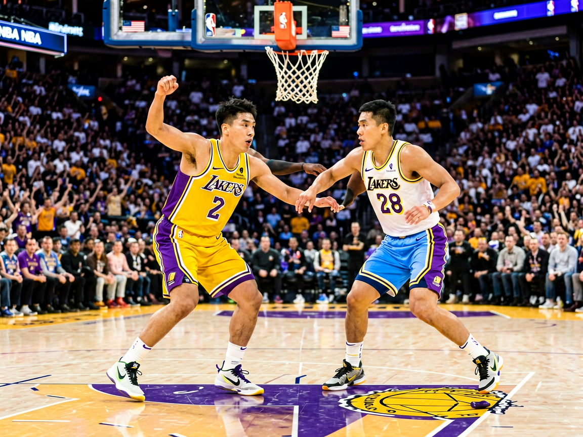 8688体育NBA湖人vs勇士比赛现场精彩对抗画面
